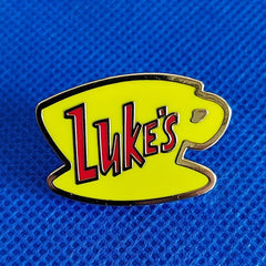 Luke's Brooch Enamel Metal Badges Lapel Pin Jackets Jeans Accessories