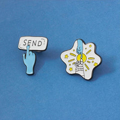 Creative Alien Series Alloy Brooch