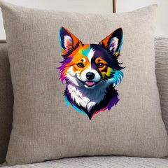 Hand painted Dog Heat Transfer Film for Men