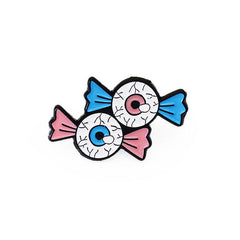 Creative Space Skateboard Alien Eye Brooch
