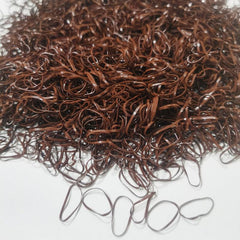 1000PCS Colorful Transparent Rubber Bundle Hair Tie Hair Ring