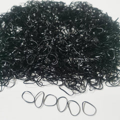 1000PCS Colorful Transparent Rubber Bundle Hair Tie Hair Ring