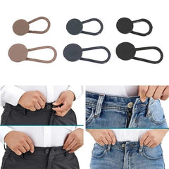 2PCS Pants Waist Extension Button Rubber Adjustment for Men and Women