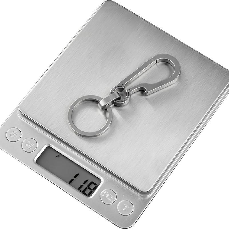 Titanium Bottle Opener Key Chain Carabiner - Unisex