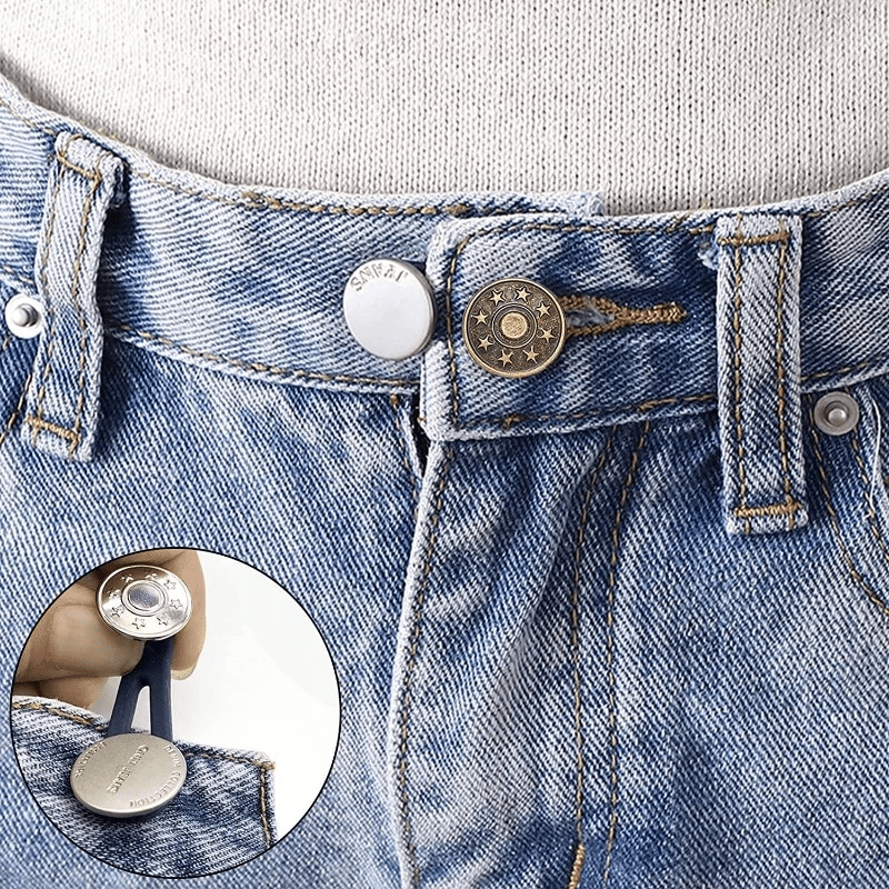 4pcs Elastic Waist Extenders for Pants Jeans Trousers