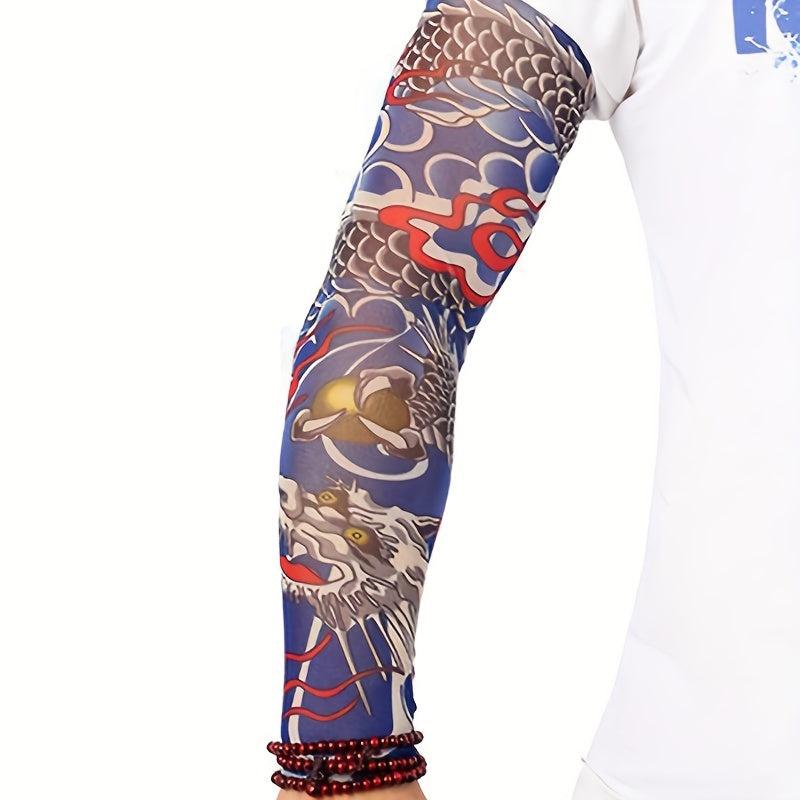 Men's Sun Protection Sleeve Quick Dry Tattoo Sleeves