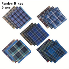 Men's Plaid Handkerchief Bundle - Outdoor Dinner Party Essential