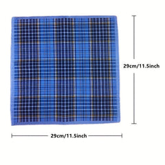 Men's Plaid Handkerchief Bundle - Outdoor Dinner Party Essential