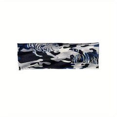 Men's Ice Silk Camouflage Sweatband Fitness Hairband