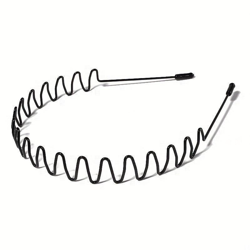 6pcs Men's Hair Scrunchies Invisible Pressing Hair Back Head Wave Hair Bands