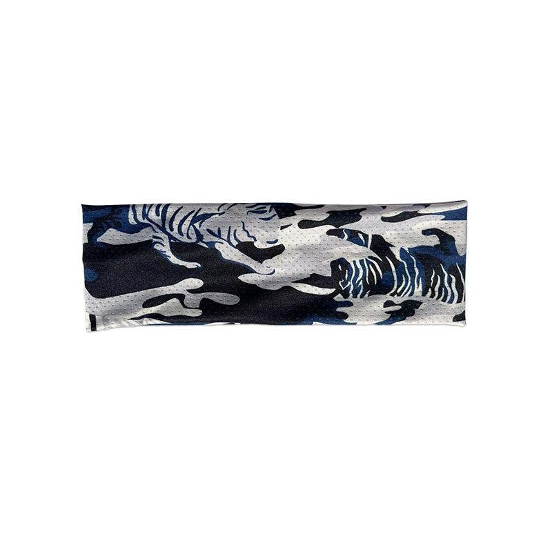 Men's Camo Ice Silk Headband for Running Fitness Sweat Absorption