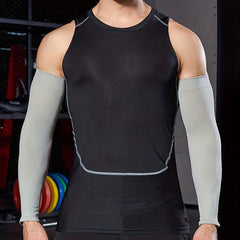 Breathable Moisture Absorbing UV Protection Sleeves Sports Protection Large Size