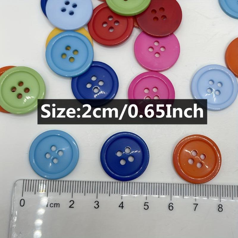50pcs 4-Hole Resin Coat Buttons DIY Sewing Craft Accessories