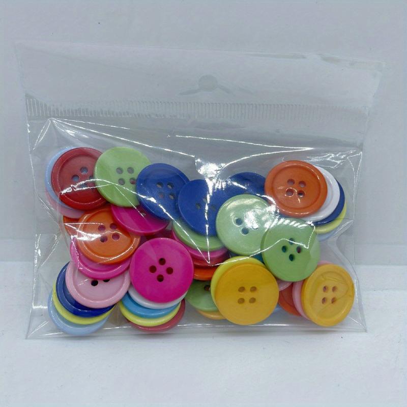 50pcs 4-Hole Resin Coat Buttons DIY Sewing Craft Accessories