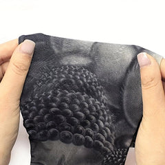 Men's Buddha Pattern Sun Protection Sleeves for Outdoor Travel