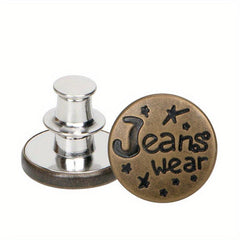 1pc Seamless Detachable Metal Button