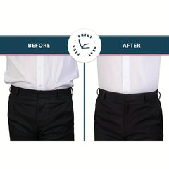 Men's Shirt Wrinkle Resistant Suspender Clip 3 Clips