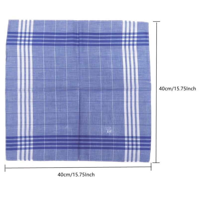 Men's Soft Handkerchief Pure Mix Colors 3pcs 6pcs 40 01 cm