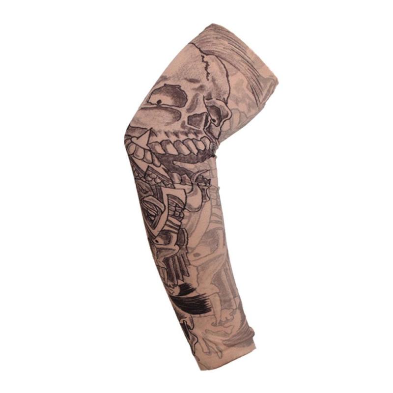 Flower Arm Tattoo Sleeves Sun UV Protection Arm Warmers for Men Women