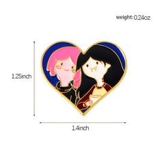 Men's Alloy Cartoon Brooch for Backpack Jeans