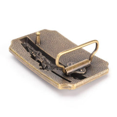 Western Cowboy Zinc Alloy Belt Buckle Retro Classic Men's Belt Buckle