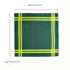 5-Pack Men's Silk Satin Strip Soft Handkerchief