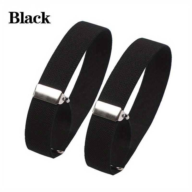 2pcs Elastic Armband Cuffs Women Men Ring Bracelet