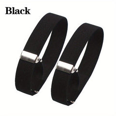 2pcs Elastic Armband Cuffs Women Men Ring Bracelet
