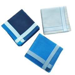 Men's Plaid Business Handkerchief Set
