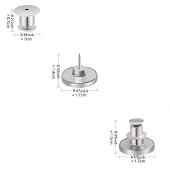 5Pcs Button Pins For Jeans Pant - Instant Replacement Button Pi