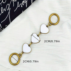 Love Shape Extension Chain Golden Purse Chain Strap Coach Bag Replacement