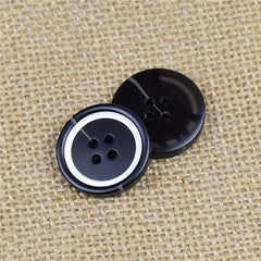 10PCS Resin Four Eye Paint Sticks Flower Buttons 610