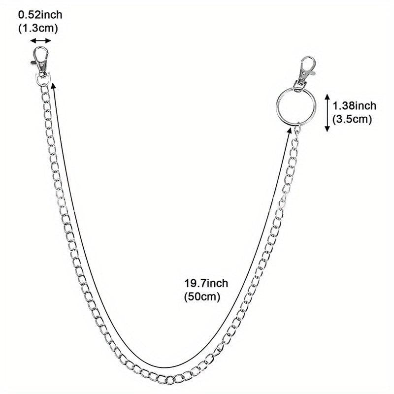 Punk Hip Hop Rock Chain Trousers Chain Layered Waist Chain