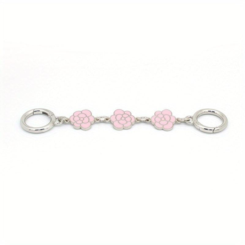 Camellia Flower Extension Chain Handbag Strap Extender