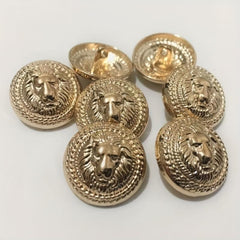 10pcs Metal Lion Sewing Buttons for Shirt Coat Suit
