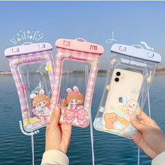 Waterproof Cartoon Mobile Phone Case Bag Outdoor Swimming Diving Dry Bag