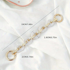 Acrylic Chain Extension for Men's Bag