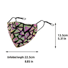 Fashionable Reusable Sequin Mask for Dressy Occasions