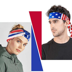 Independence Headband Sports Elastic Headband Sweat Absorption Hair Accessories