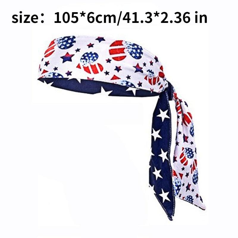 Independence Headband Sports Elastic Headband Sweat Absorption Hair Accessories