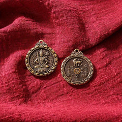 1pc Brass 12 Zodiac Buddha Charms DIY Earrings Bracelets
