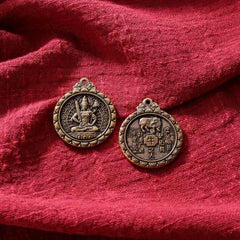 1pc Brass 12 Zodiac Buddha Charms DIY Earrings Bracelets