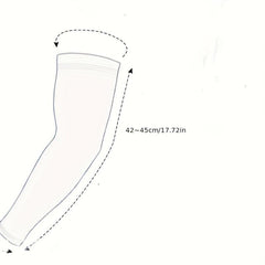 Men's Sunscreen Ice Silk Arm Protector Sleeves Outdoor Cycling