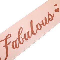 Rose Golden Birthday Shoulder Strap Ribbon Party Decoration
