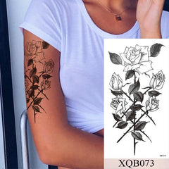 Japanese Dragon Prajna Tattoo Sticker for Arms Waterproof Body Art