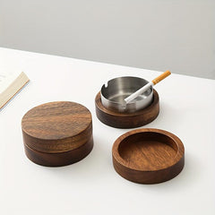 Retro Portable Ashtray for Home Office Outdoor Indoor Party