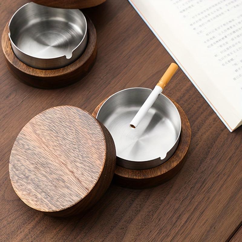 Retro Portable Ashtray for Home Office Outdoor Indoor Party