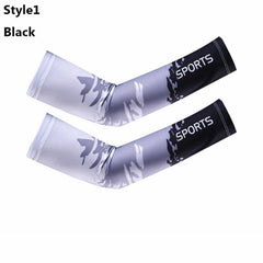 Arm Sleeves Warmers Sports Sun UV Protection Cooling Running Fishing Cycling