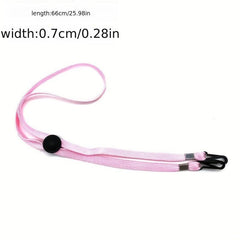 2pcs Fisherman Hat Windproof Rope Anti-falling Sun Hat Belt Cloth Lanyard