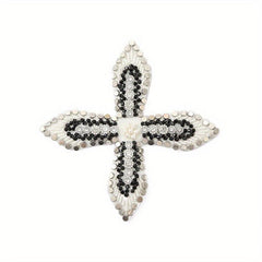 Artificial Diamond Chunky Bead Sewing Patch
